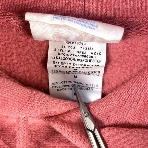 VTG Y2K Champion Reverse Weave Hoodie Men M Pink Embroidered Pullover Sweatshirt - Picture 6 of 9